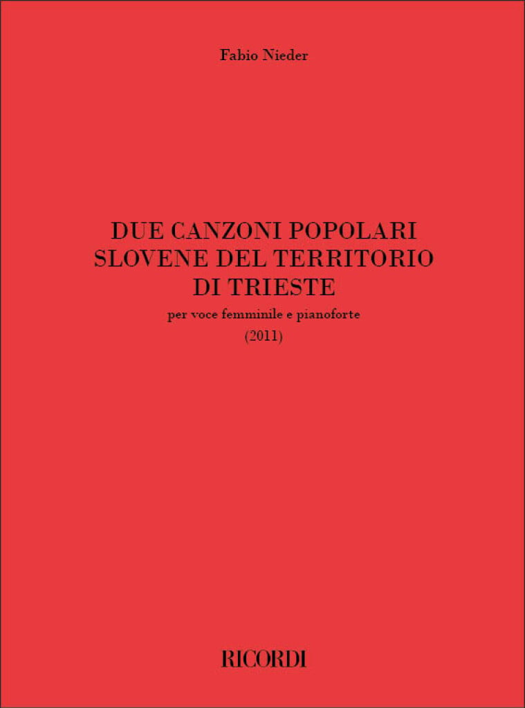 Due canzoni popolari slovene